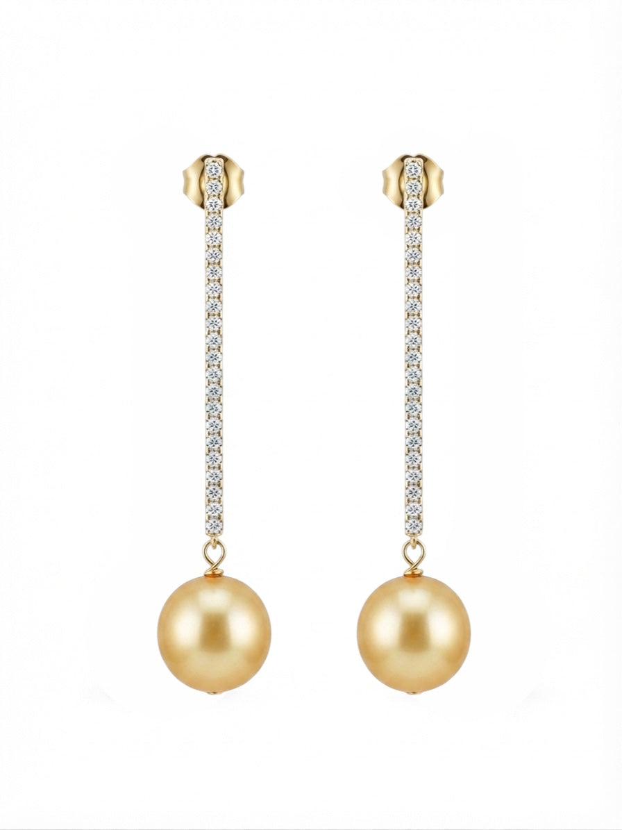 Golden Drops Earrings