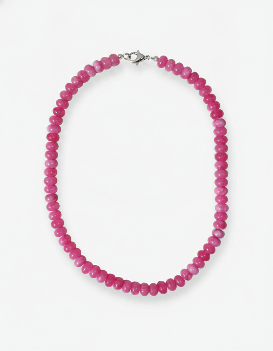 strong pink light stones