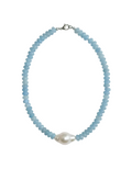 Blue Gemstones + Pearl