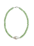 Green Gemstones + Pearl