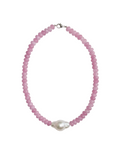 Baby Pink Gemstones + Pearl