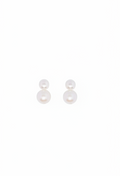 Double Pearl Earrings