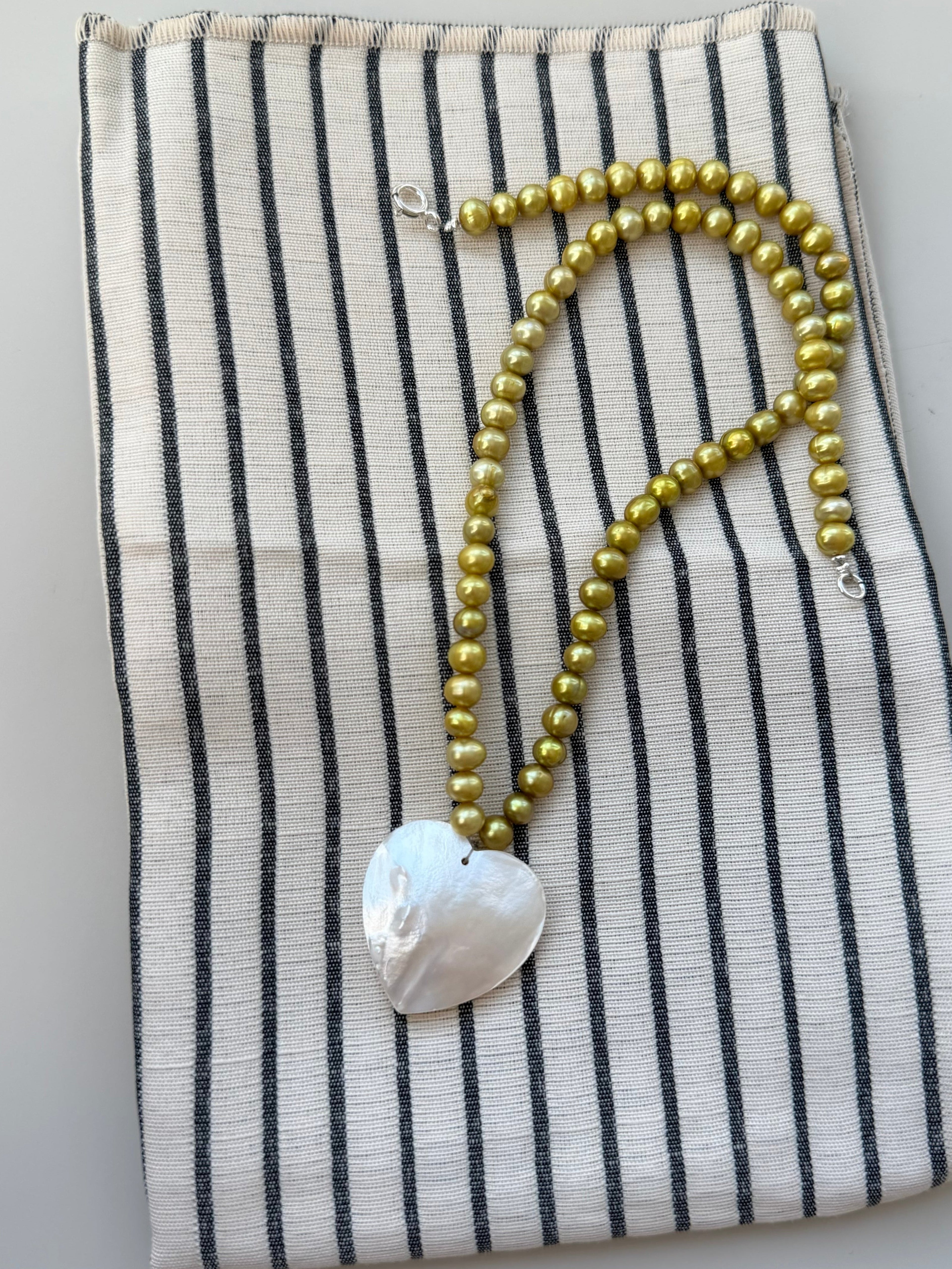 Green Heart pearls