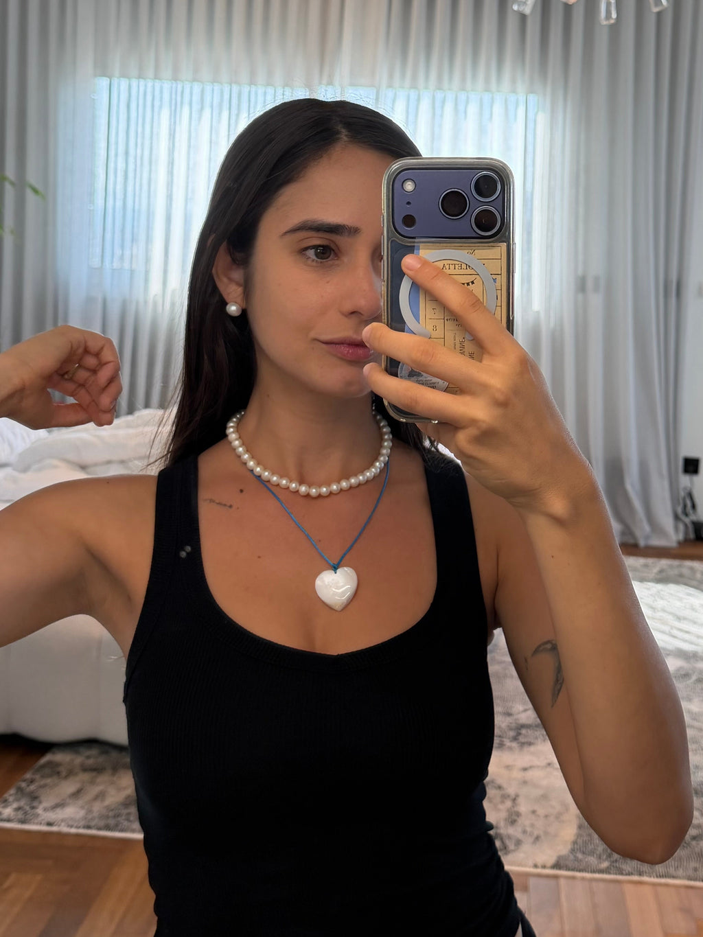 Summer Sweetheart Blue Necklace