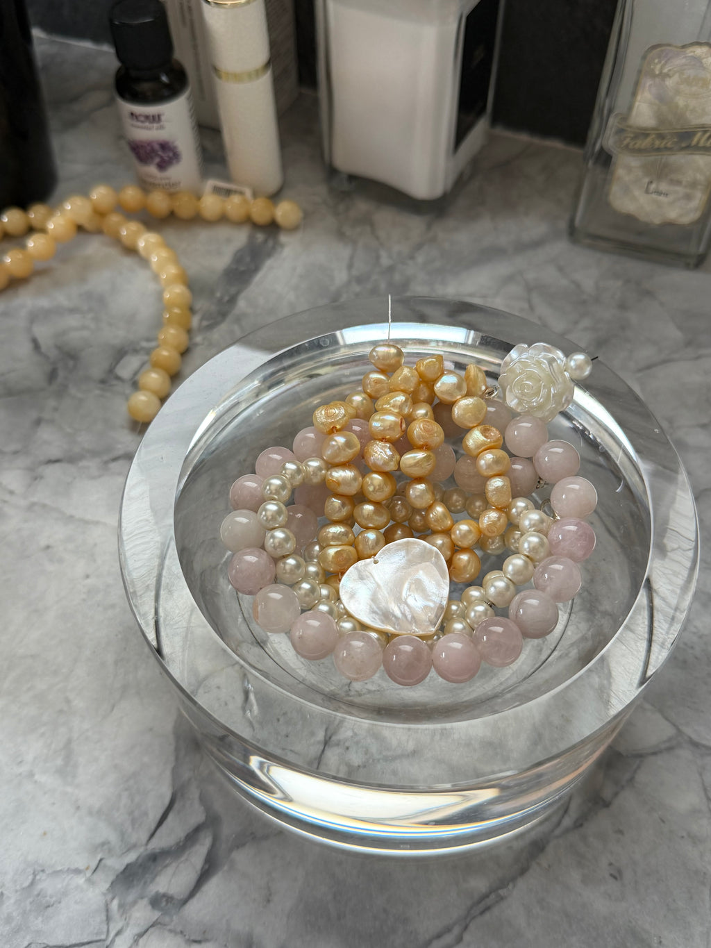 Coffee Pearl Necklace