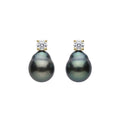 Fresh Water Black Pearls Earrings