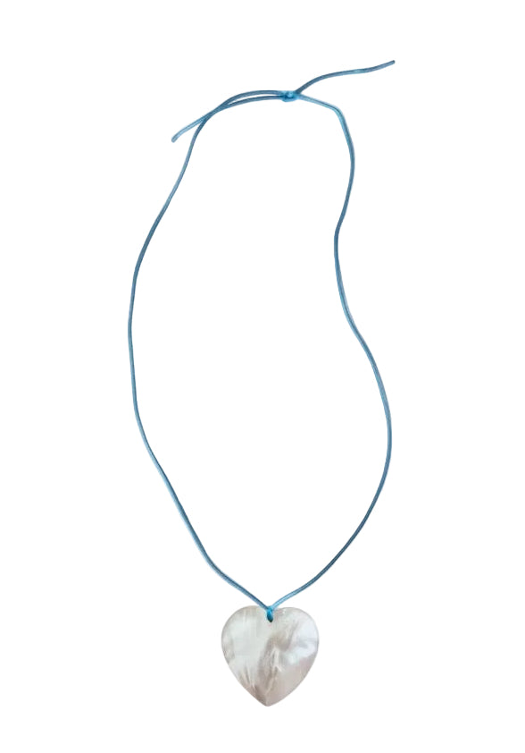Summer Sweetheart Blue Necklace